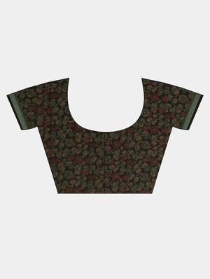 kalamkari woven saree with blouse - 17140956 - Standard Image - 3