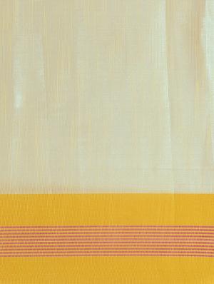 bordered woven saree with blouse - 17140963 - Standard Image - 6