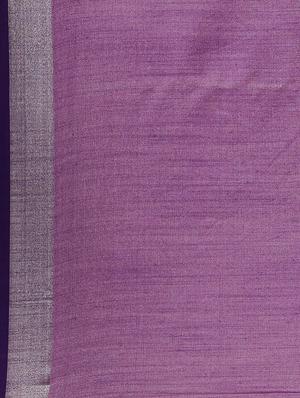 solid woven saree with blouse - 17140974 - Standard Image - 6