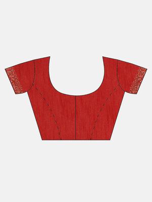 embellished solid saree with blouse - 17140988 - Standard Image - 3