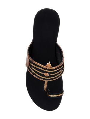 black one toe sandals - 17141113 - Standard Image - 4