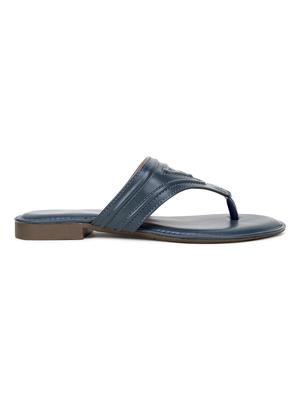 navy toe separator sandals - 17141120 - Standard Image - 2