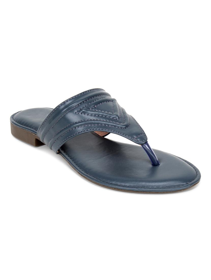 navy toe separator sandals - 17141120 - Zoom Image - 1