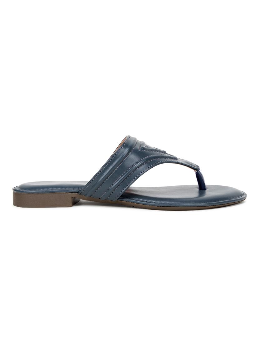 navy toe separator sandals - 17141120 - Zoom Image - 2