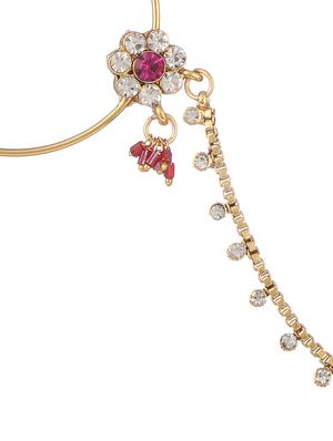 pink metal naath nose pin - 17141178 - Standard Image - 2