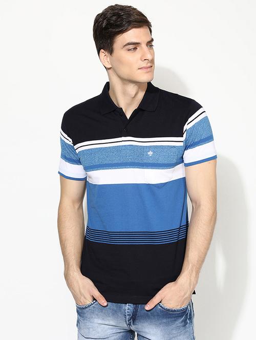 blue striped t-shirt - 17141738 - Standard Image - 1
