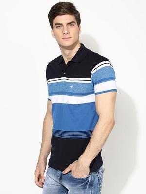blue striped t-shirt - 17141738 - Standard Image - 2