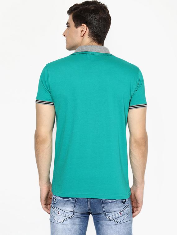green collared t-shirt - 17141858 - Zoom Image - 3
