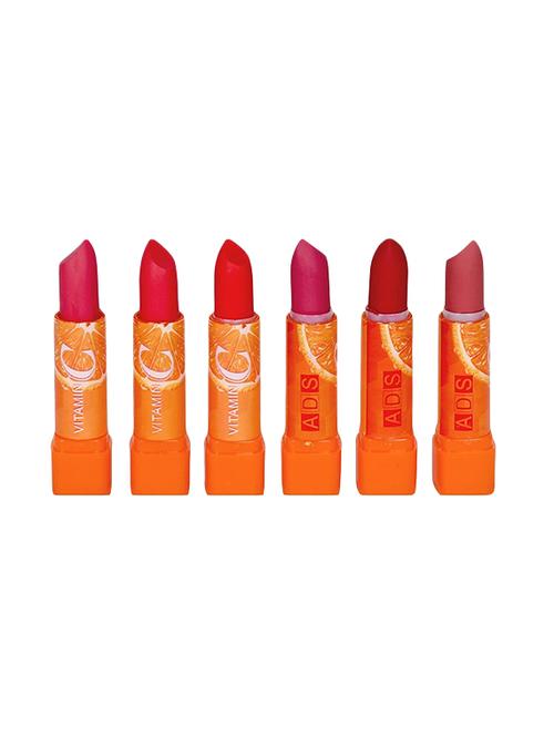 ads pack of 12 vitamin c matte lipstick - 17142004 - Standard Image - 1