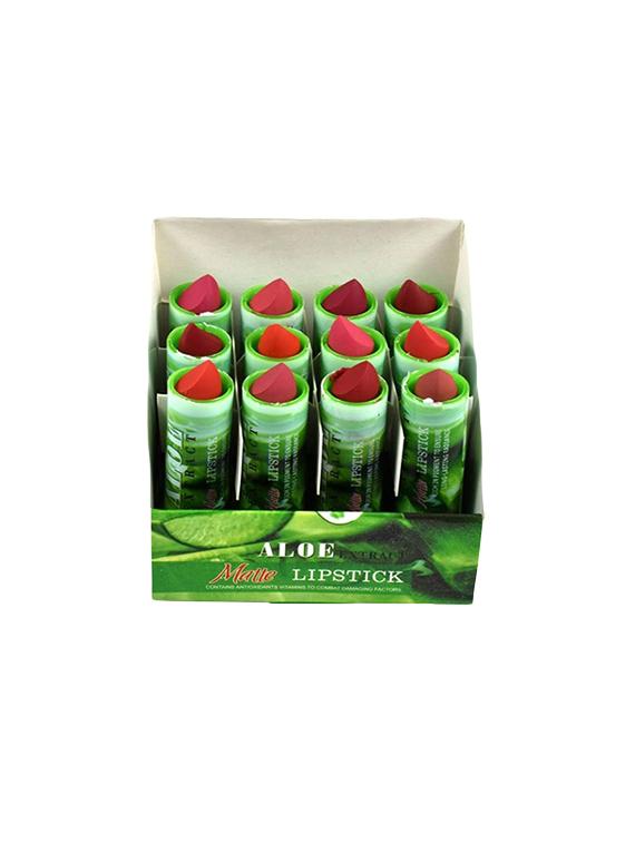 ads pack of 12 alovera matte lipstick - 17142005 - Zoom Image - 2