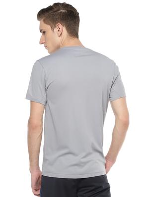 grey solid t-shirt - 17142204 - Standard Image - 3