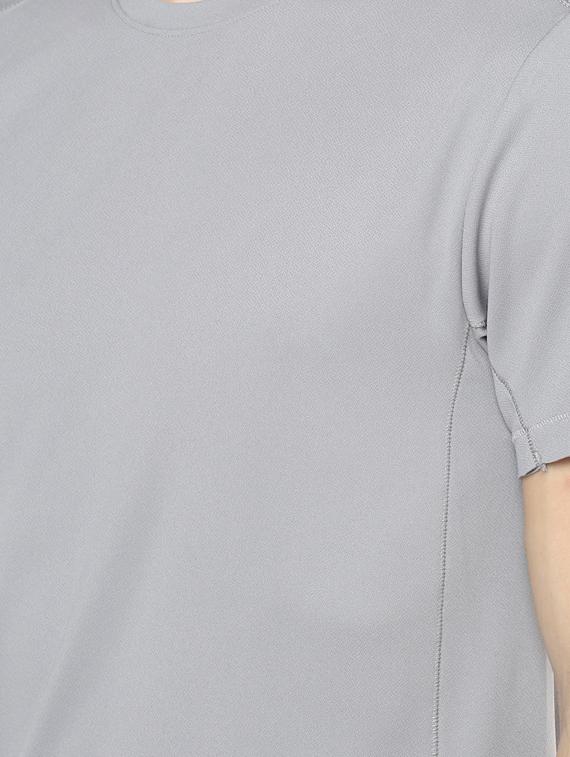 grey solid t-shirt - 17142204 - Zoom Image - 5