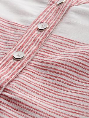 striped straight kurta - 17142658 - Standard Image - 4