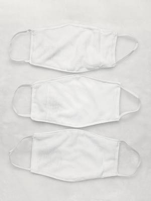 white cotton antipollution women mask - 17142727 - Standard Image - 3