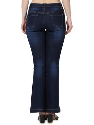 blue cotton blend jeans - 17142788 - Standard Image - 3