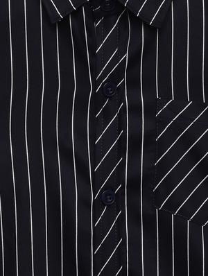 dark blue cotton shirt - 17142811 - Standard Image - 4