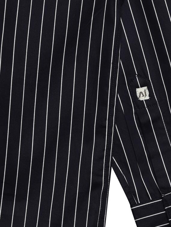 dark blue cotton shirt - 17142811 - Zoom Image - 3