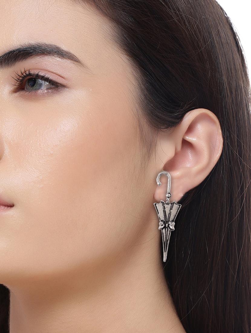 silver tone silver plated other earring - 17142819 - Zoom Image - 3