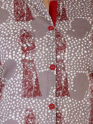printed straight kurta - 17143262 - Standard Image - 4
