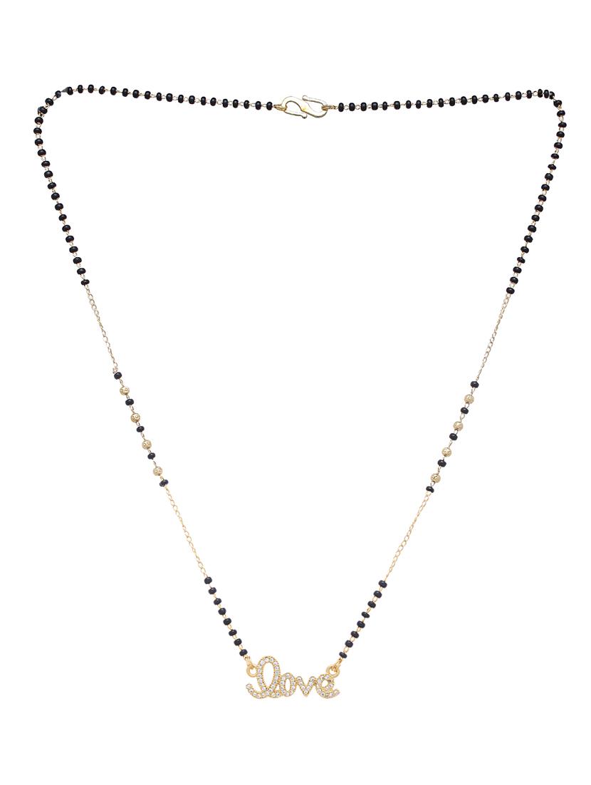 gold metal mangalsutra set - 17143311 - Zoom Image - 2