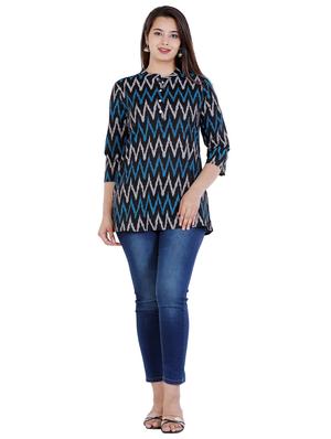 black cotton regular top - 17143916 - Standard Image - 4