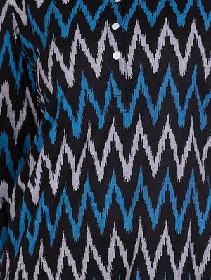 black cotton regular top - 17143916 - Standard Image - 5