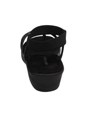 black back strap sandals - 17143952 - Standard Image - 2