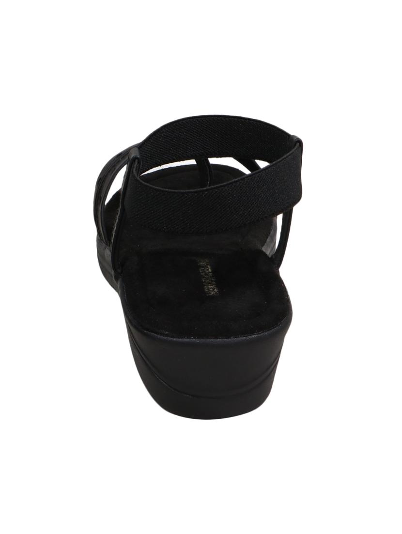 black back strap sandals - 17143952 - Zoom Image - 2