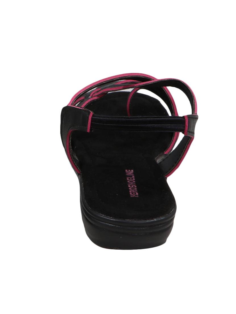 black back strap sandals - 17143960 - Zoom Image - 2