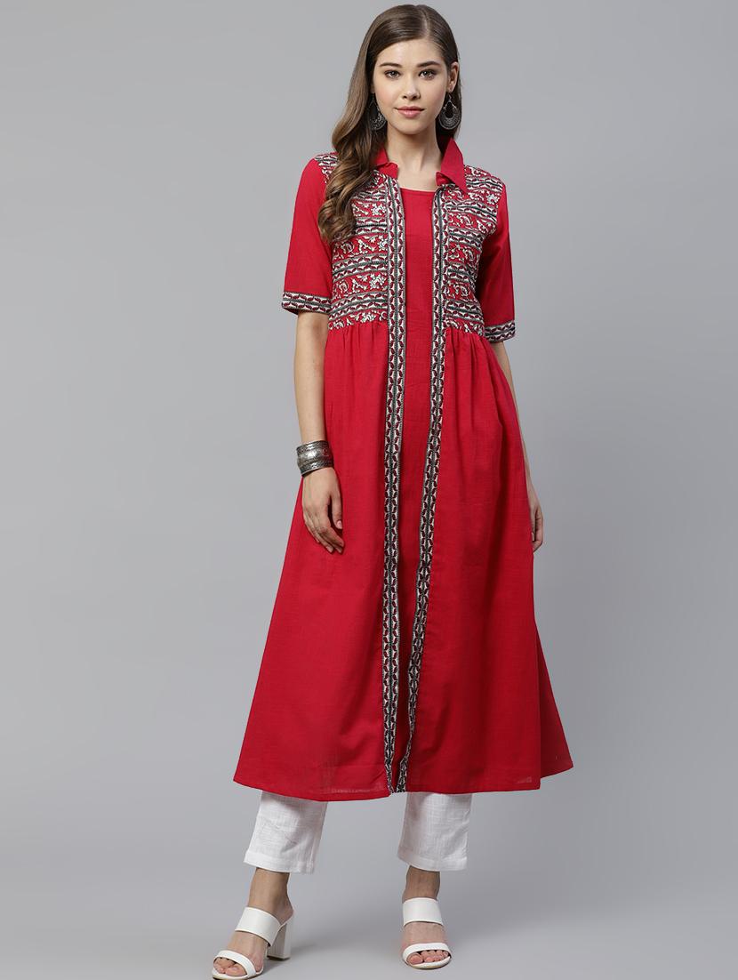 printed kurta pant set - 17143964 - Zoom Image - 1