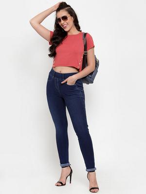 blue denim jeggings - 17144198 - Standard Image - 4