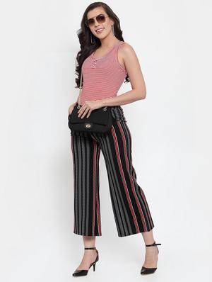 mid rise wide leg trouser - 17144214 - Standard Image - 4