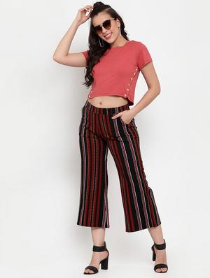 mid rise wide leg trouser - 17144215 - Standard Image - 4