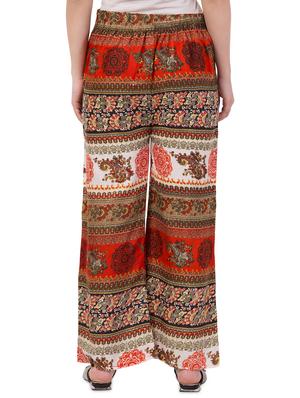 tie front printed palazzo - 17144496 - Standard Image - 3