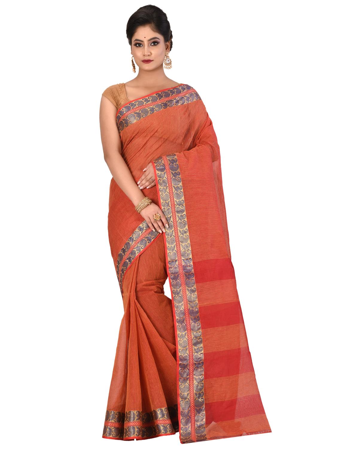 solid tant saree - 17144515 - Zoom Image - 1