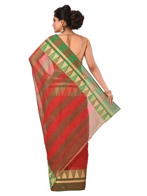 self design tant saree - 17144597 - Standard Image - 2