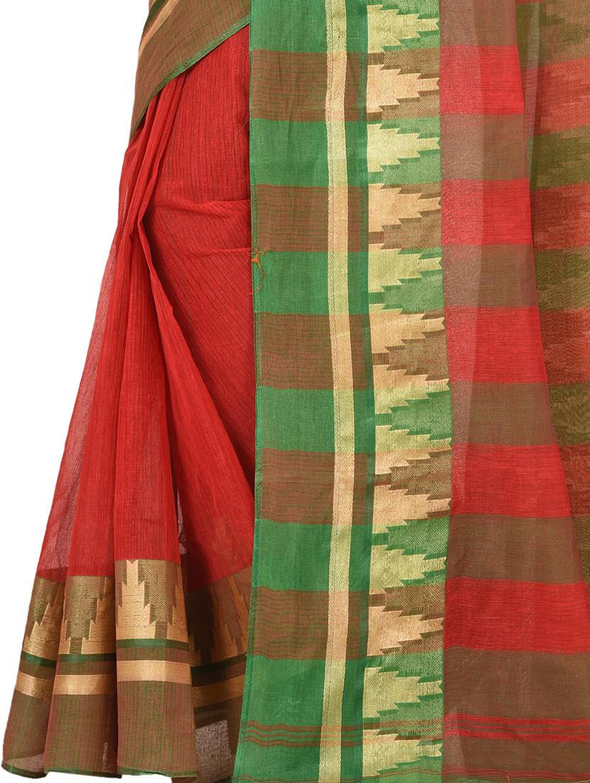 self design tant saree - 17144597 - Zoom Image - 3