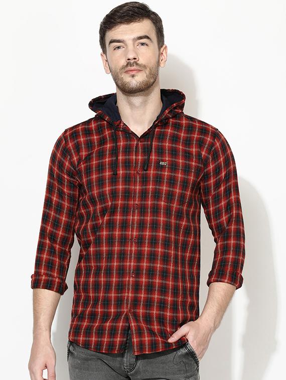 red checkered casual shirt - 17145400 - Zoom Image - 1
