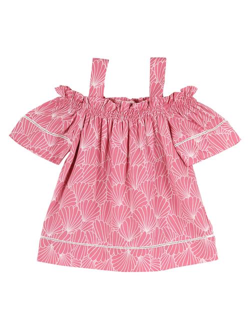 pink polyester regular tops & tee - 17145485 - Standard Image - 1