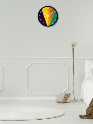glass wall clock with 1 year warranty and 2 free aa battery - 17145943 - Standard Image - 2