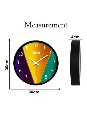 glass wall clock with 1 year warranty and 2 free aa battery - 17145943 - Standard Image - 6