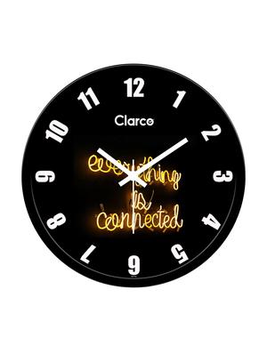 glass wall clock with 1 year warranty and 2 free aa battery - 17145945 - Standard Image - 3
