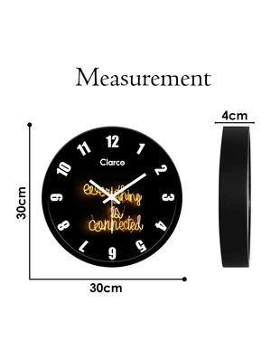 glass wall clock with 1 year warranty and 2 free aa battery - 17145945 - Standard Image - 6