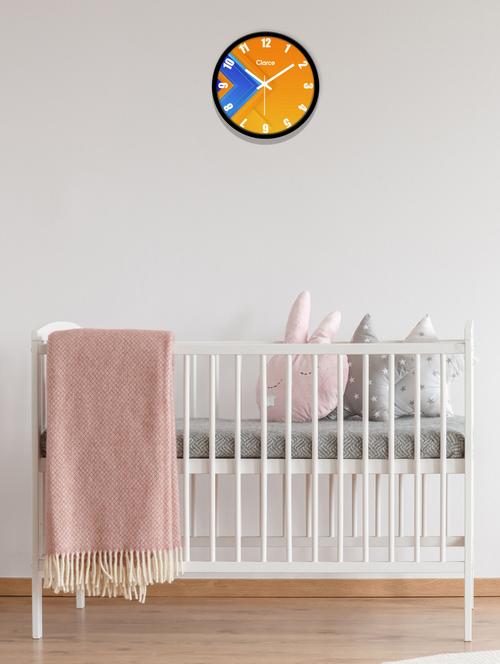 glass wall clock with 1 year warranty and 2 free aa battery - 17145946 - Standard Image - 1