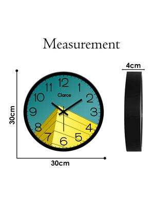 glass wall clock with 1 year warranty and 2 free aa battery - 17145955 - Standard Image - 6