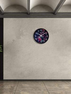 glass wall clock with 1 year warranty and 2 free aa battery - 17145957 - Standard Image - 2