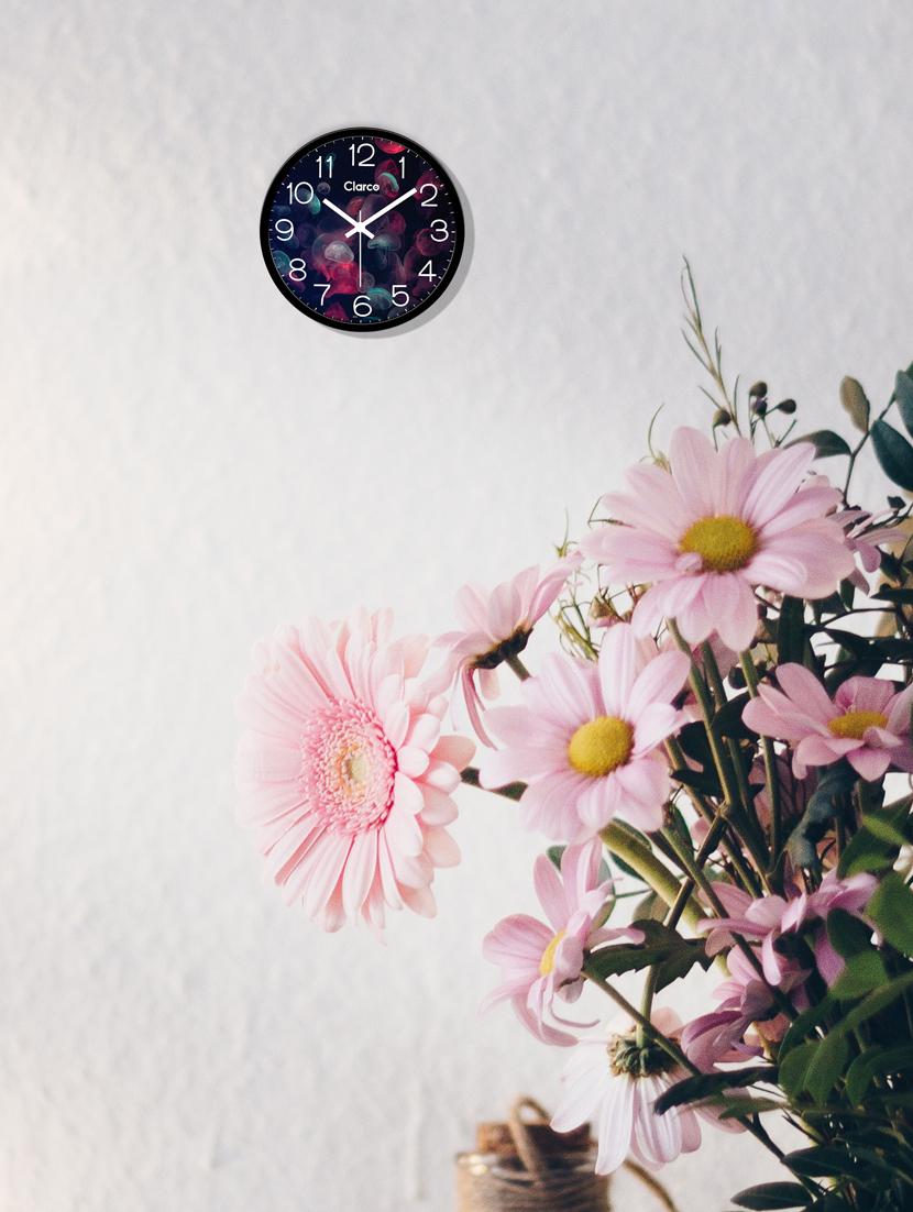 glass wall clock with 1 year warranty and 2 free aa battery - 17145957 - Zoom Image - 1