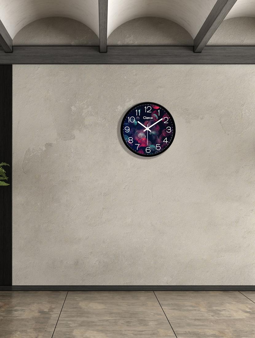 glass wall clock with 1 year warranty and 2 free aa battery - 17145957 - Zoom Image - 2