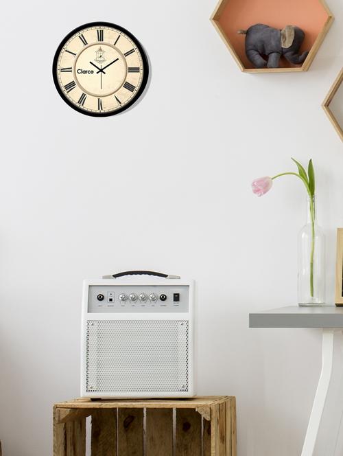 glass wall clock with 1 year warranty and 2 free aa battery - 17145961 - Standard Image - 1