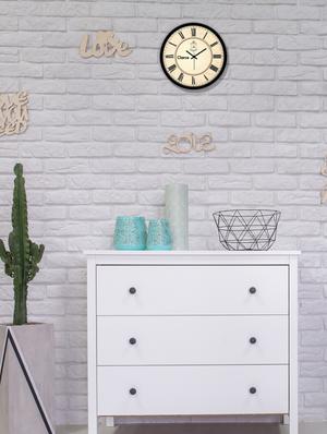 glass wall clock with 1 year warranty and 2 free aa battery - 17145961 - Standard Image - 2